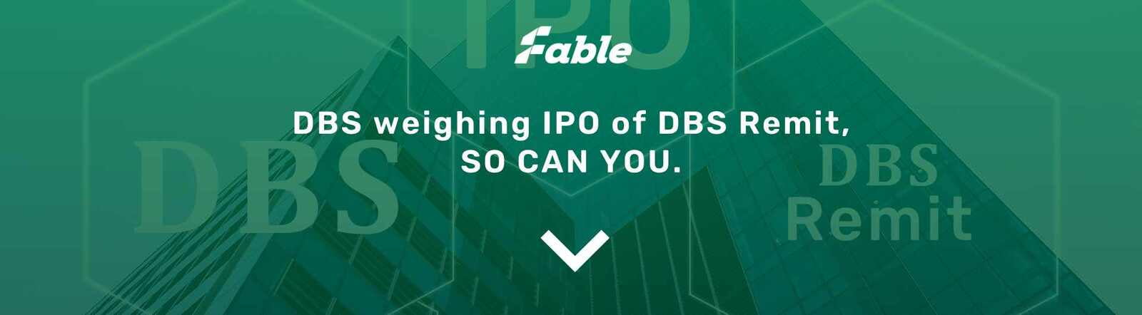 DBS weighing IPO of DBS Remit, SO CAN YOU!